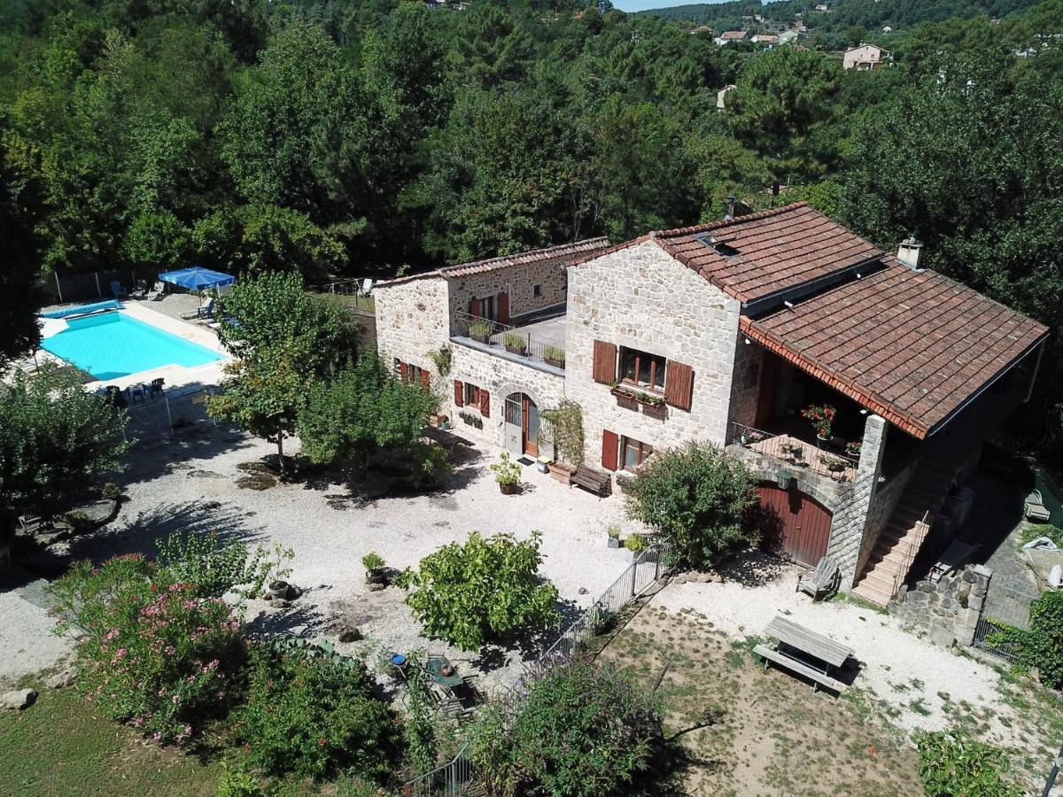 Villa Mas Le Corbery Largentière Exterior foto